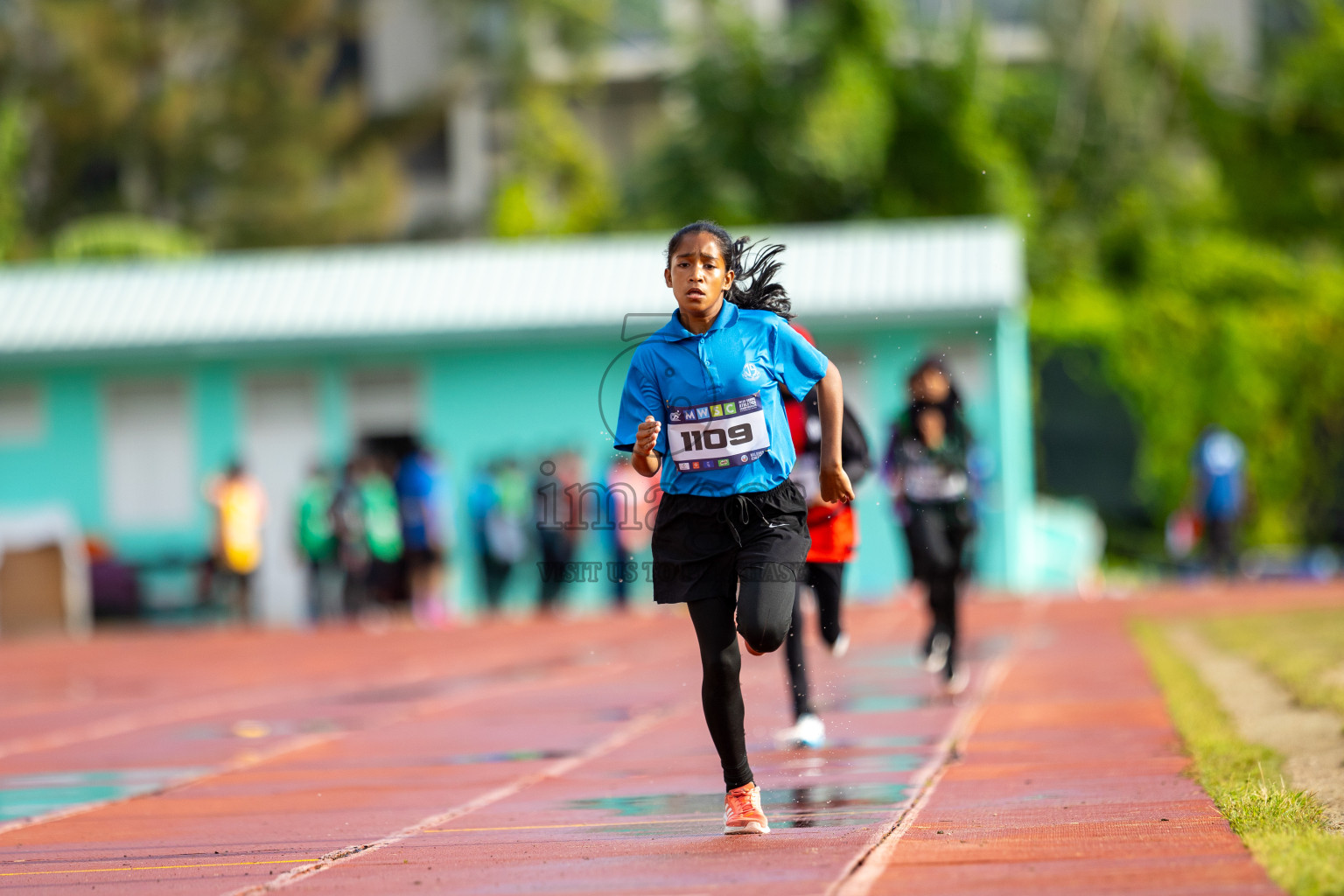 Day 1 of MWSC Interschool Athletics Championships 2024 held in Hulhumale Running Track, Hulhumale, Maldives on Saturday, 9th November 2024. 
Photos by: Ismail Thoriq / images.mv