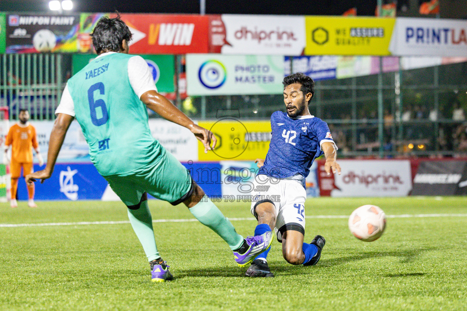 MACL vs Club Immigration in Day 7 of Club Maldives Cup 2025 was held in Rehendhi Futsal Ground, Hulhumale', Maldives on Tuesday, 7 October 2025. 
Photos: Hassan Simah / images.mv