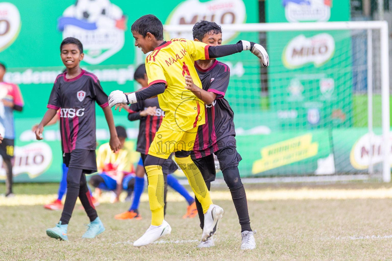 Day 3 of MILO Academy Championship 2024 - U12 was held at Henveiru Grounds in Male', Maldives on Thursday, 7th July 2024. Photos: Shuu Abdul Sattar / images.mv