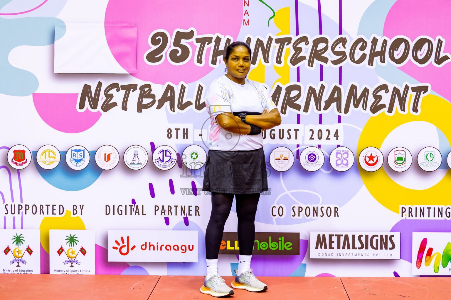 Day 5 of 25th Inter-School Netball Tournament was held in Social Center at Male', Maldives on Tuesday, 13th August 2024. Photos: Nausham Waheed / images.mv