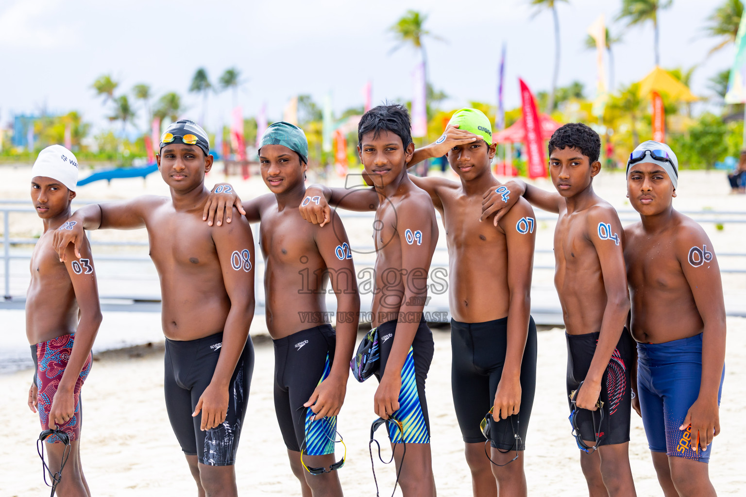 15th National Open Water Swimming Competition 2024 held in Kudagiri Picnic Island, Maldives on Saturday, 28th September 2024. Photos: Nausham Waheed / images.mv