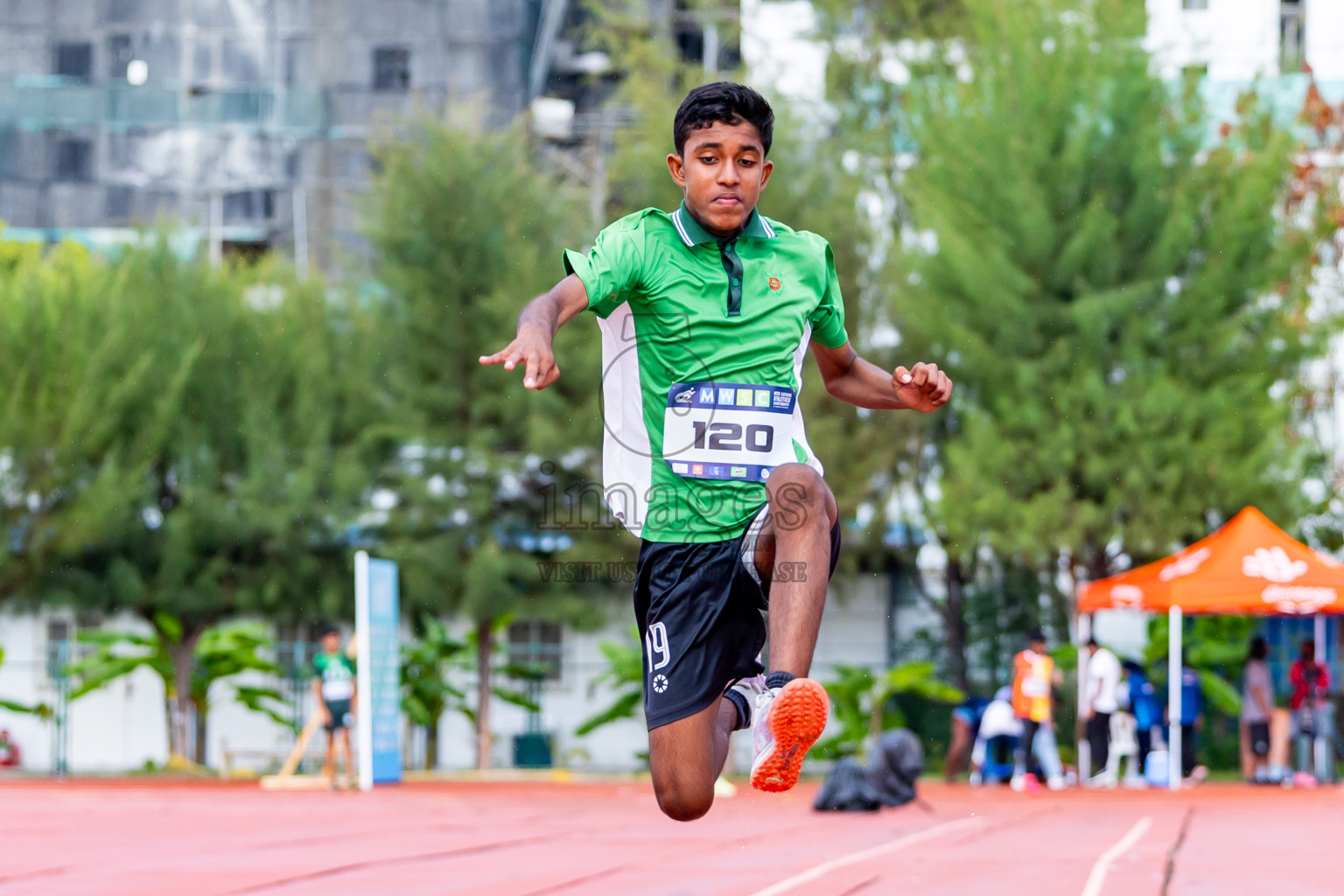 Day 3 of MWSC Interschool Athletics Championships 2024 held in Hulhumale Running Track, Hulhumale, Maldives on Monday, 11th November 2024. Photos by:  Nausham Waheed / Images.mv