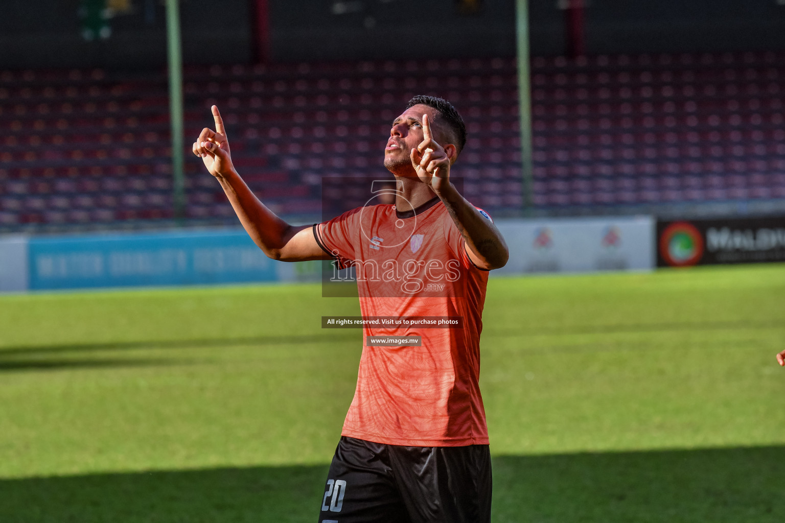 Club Eagles vs Super United sports in the FA Cup 2022 on 15th Aug 2022, held in National Football Stadium, Male', Maldives Photos: Nausham Waheed / Images.mv