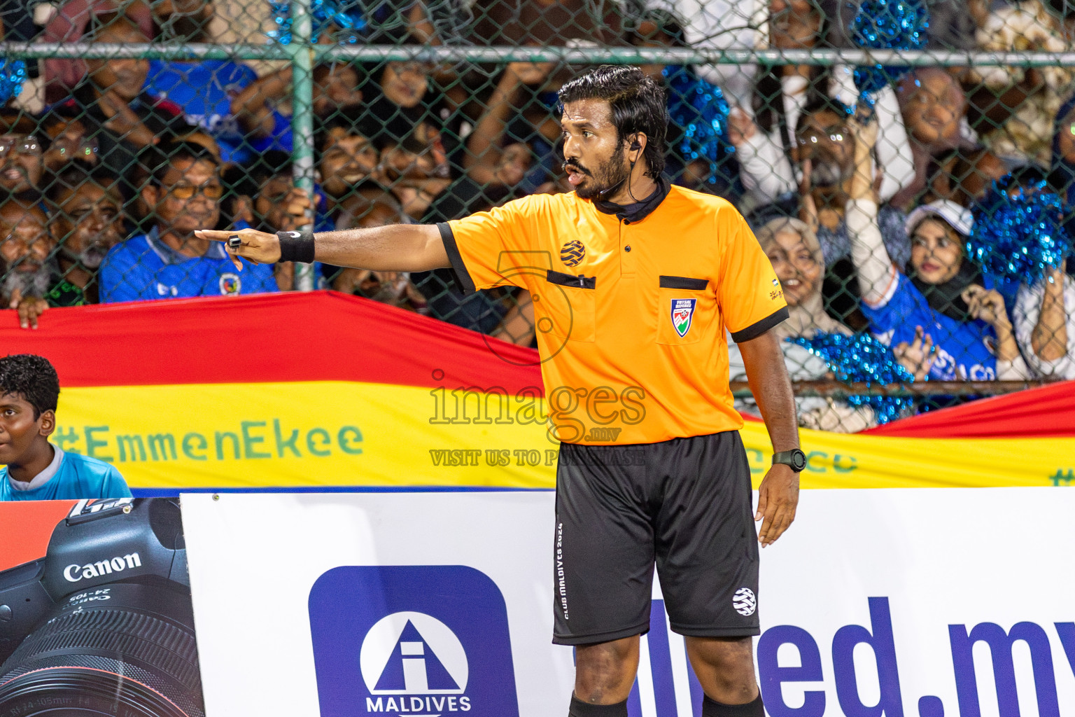 WAMCO vs STELCO RC in the Semi Finals of Club Maldives Cup 2024 held in Rehendi Futsal Ground, Hulhumale', Maldives on Monday, 14th October 2024. 
Photos: Hassan Simah / images.mv