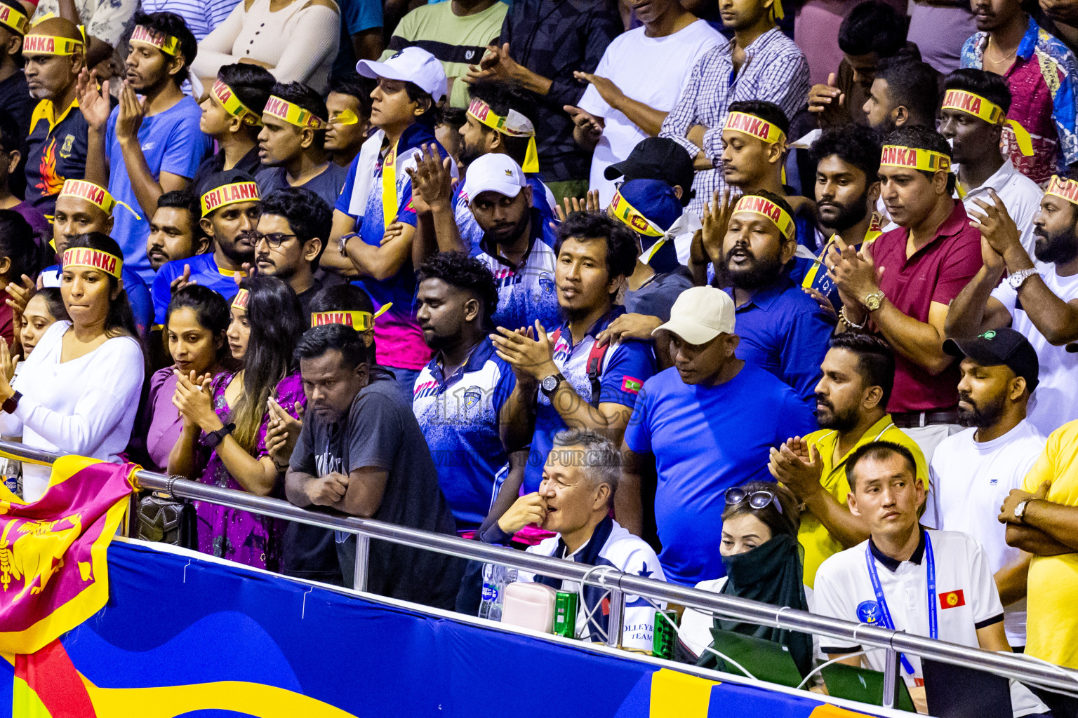 Kyrgyzstan vs Sri Lanka in Final of CAVA U20 Woman's Volleyball Championship 2024 was held in Social Center, Male', Maldives on 23rd July 2024. Photos: Nausham Waheed / images.mv