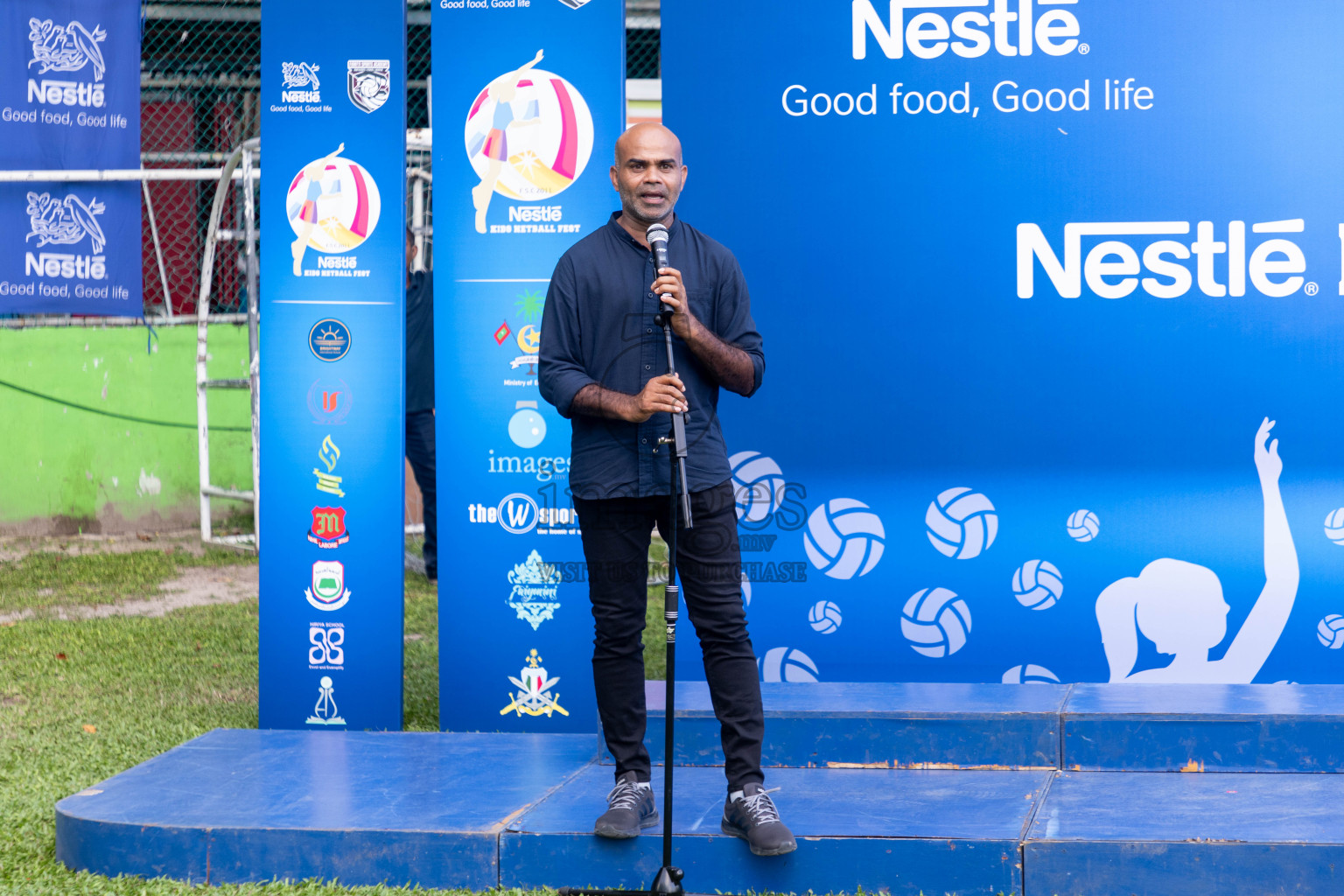 Day 3 of Nestle' Kids Netball Fiesta 2023 held in Henveyru Stadium, Male', Maldives on Saturday, 2nd December 2023. Photos by Nausham Waheed / Images.mv