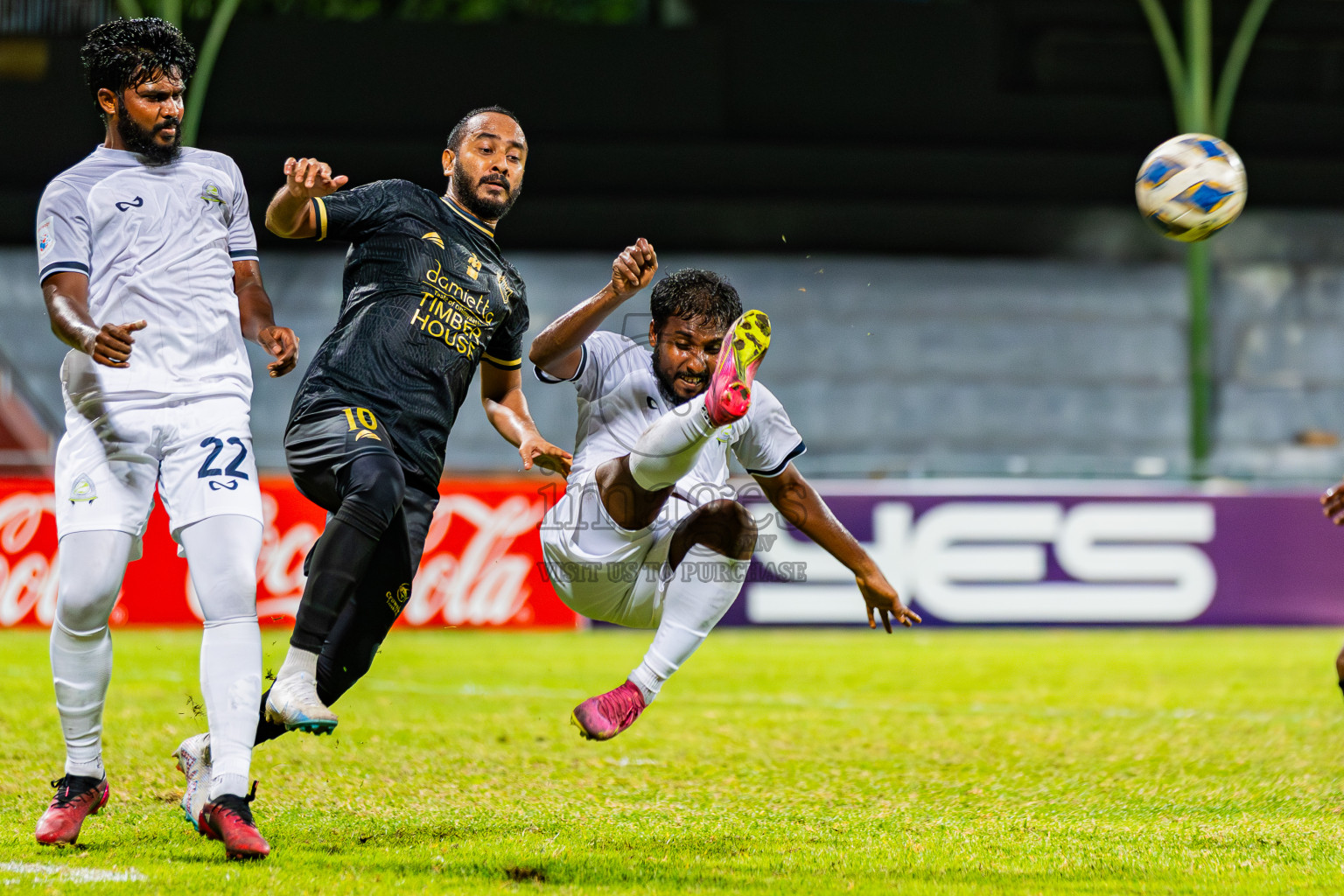 Club Eagles vs Club Green Streets in Dhivehi Premier League 2025/26 held in National Football Stadium, Male', Maldives on Wednesday, 1st September 2025. Photos: Areef Adam / Images.mv