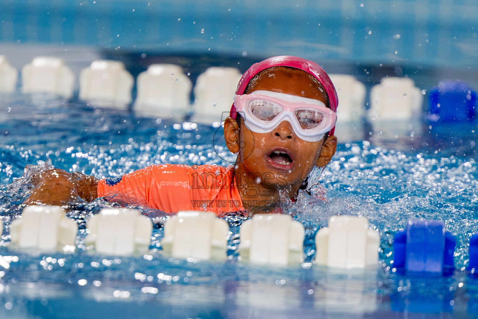 Day 1 of BML 5th National Swimming Kids Festival 2024 held in Hulhumale', Maldives on Monday, 18th November 2024. Photos: Nausham Waheed / images.mv