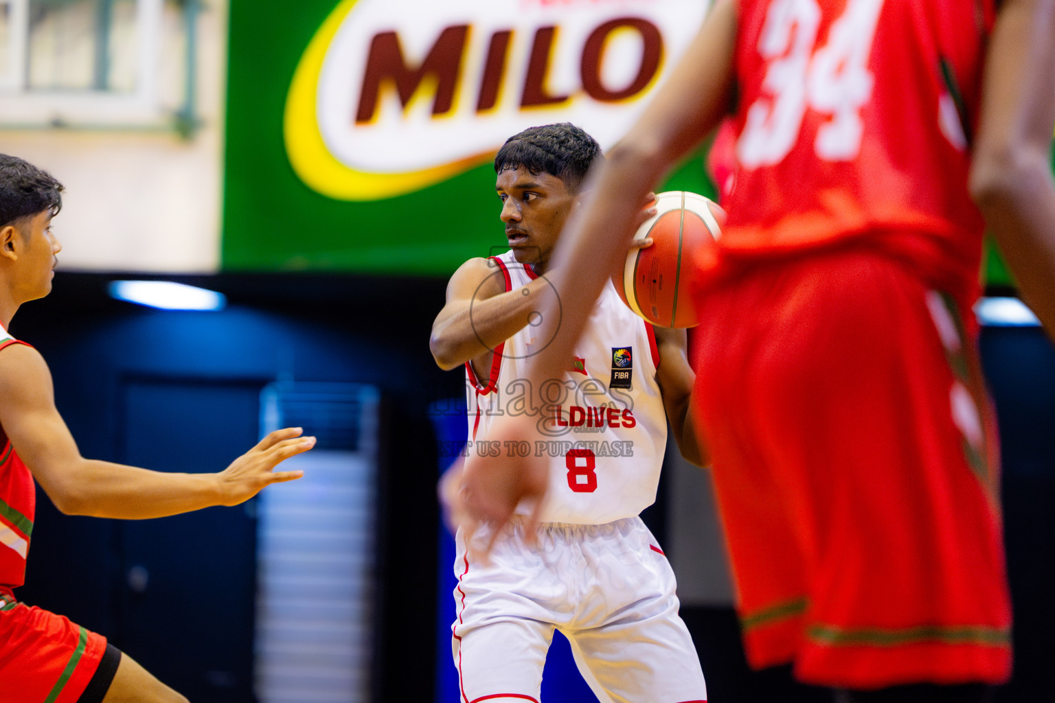 Maldives vs Bangladesh in Day 3 of Under 16 Asian Cup SABA Qualifiers 2025 was held in Social Center, Male', Maldives on Saturday, 14th June 2025. Photos: Nausham Waheed / images.mv