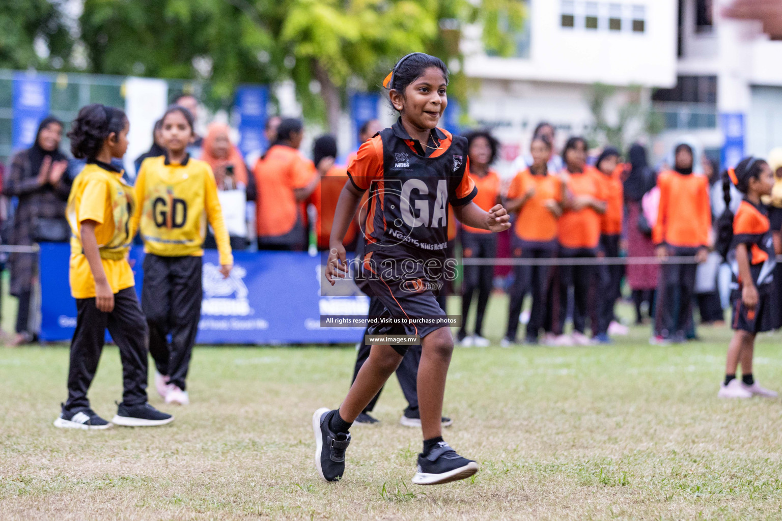 Day 2 of Nestle' Kids Netball Fiesta 2023 held in Henveyru Stadium, Male', Maldives on Thursday, 1st December 2023. Photos by Nausham Waheed / Images.mv