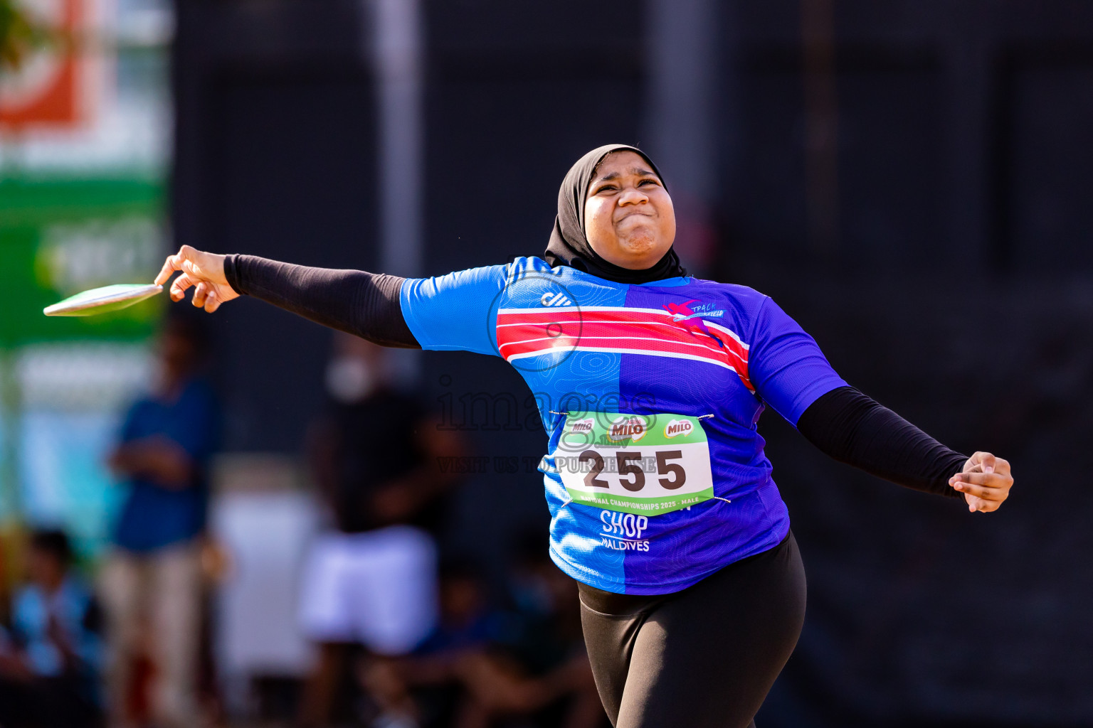 Day 3 of National Athletics Championship 2025 was held at Ekuveni Running Ground in Male', Maldives on Saturday, 16th August 2025. Photos: Nausham Waheed / images.mv