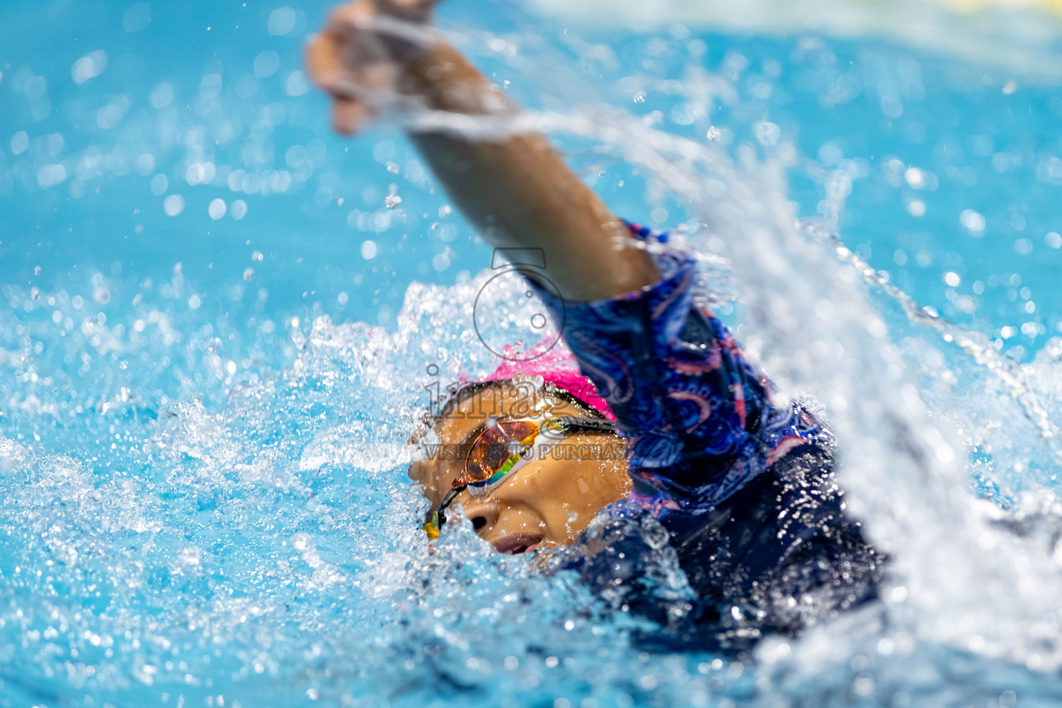 Day 4 of BML 6th National Kids Swimming Kids Festival 2025 held in Hulhumale', Maldives on Thursday, 6th November 2024. Photos: Hassan Simah / images.mv