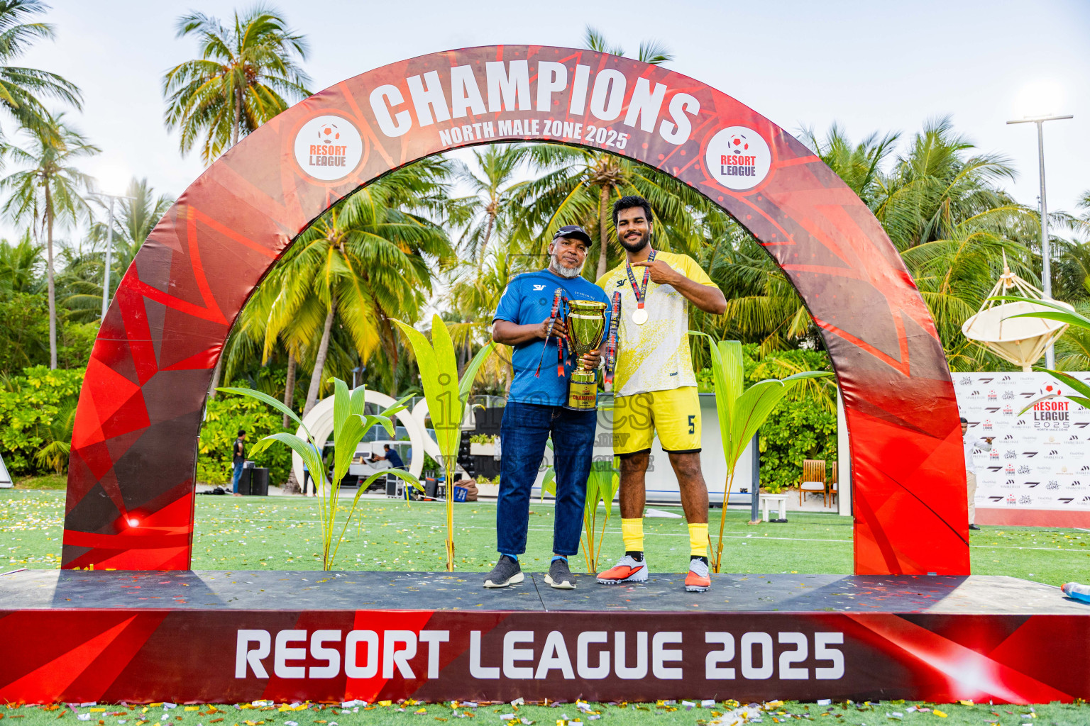Jumeirah vs Varu in Final of Resort League 2025 (North Male Zone) was held on Saturday, 27th September 2025 in One And Only Reethi Rah Maldives Resort, Photos: Areef Adam / images.mv