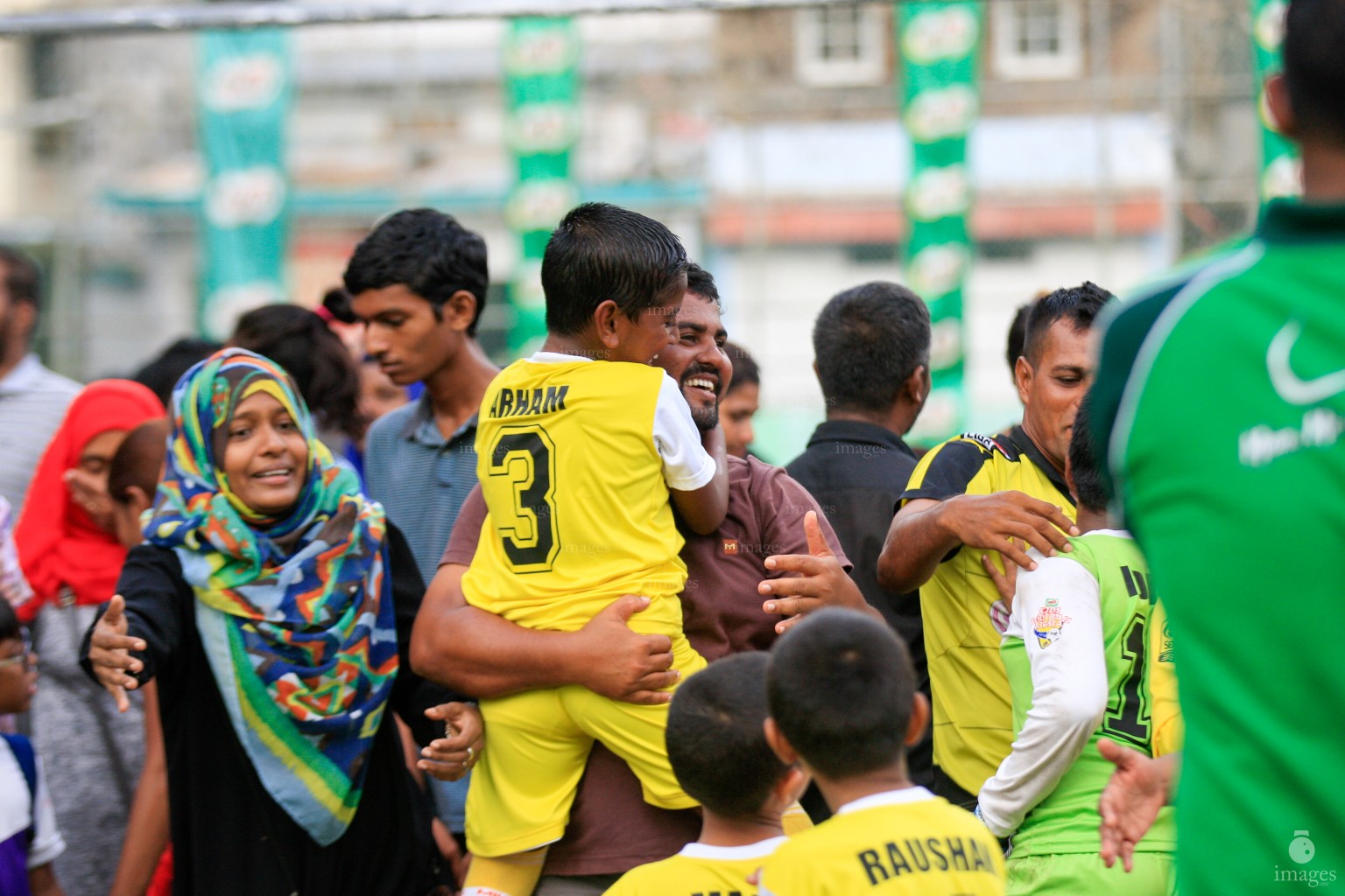 Finals  of Milo Kids Football Fiesta in Henveiru Grounds  in Male', Maldives, Saturday, April. 09, 2016.(Images.mv Photo/ Hussain Sinan).