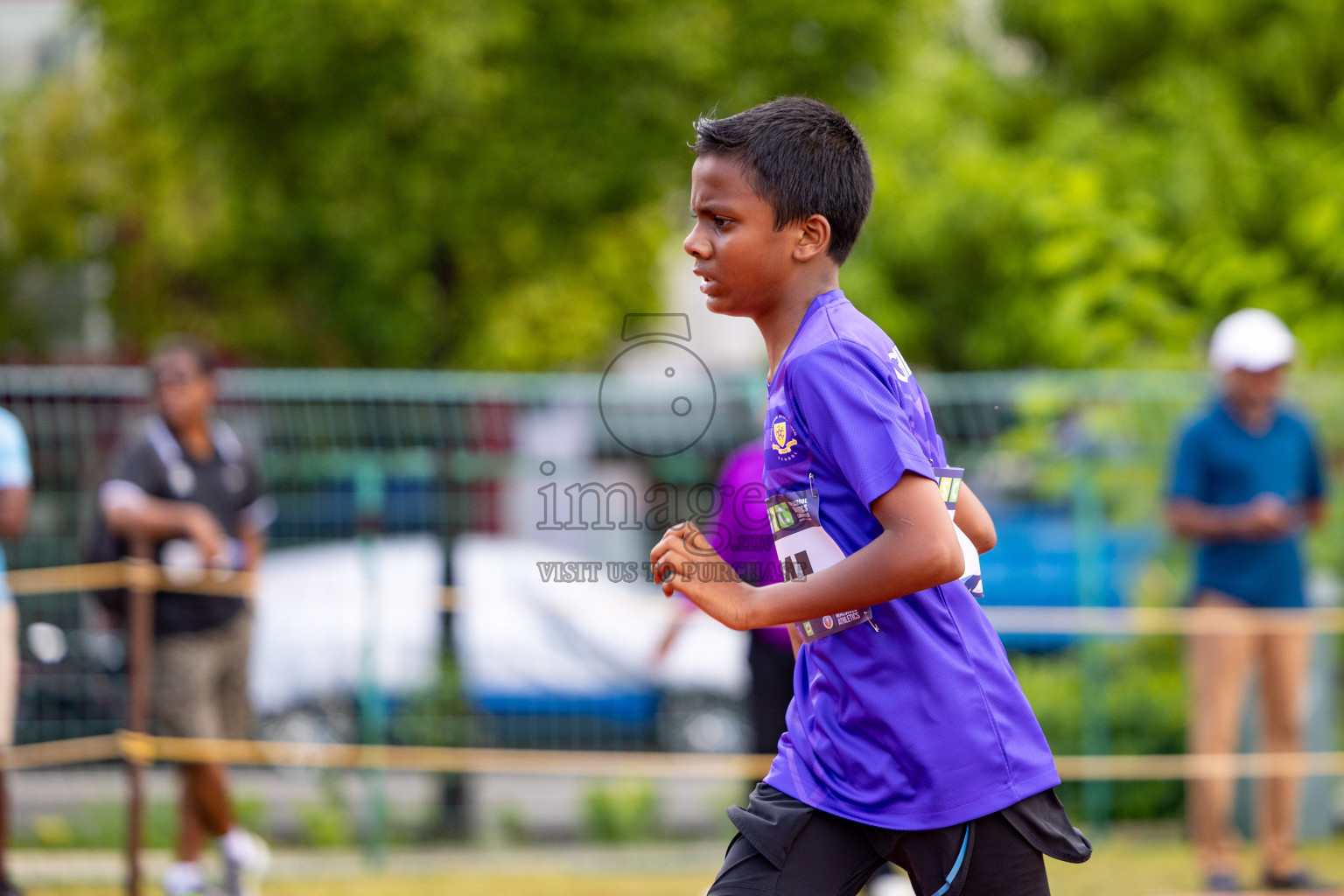 Day 1 of MWSC Interschool Athletics Championships 2024 held in Hulhumale Running Track, Hulhumale, Maldives on Saturday, 9th November 2024. 
Photos by: Ismail Thoriq, Hassan Simah / Images.mv