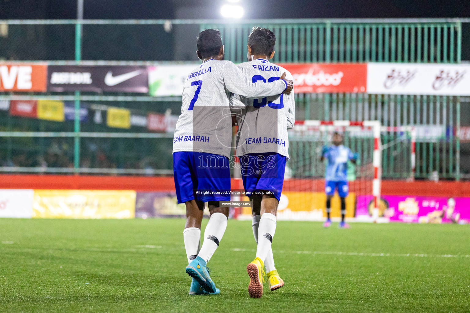 HA. Maarandhoo vs HA. Baarah in Day 6 of Golden Futsal Challenge 2023 on 10 February 2023 in Hulhumale, Male, Maldives