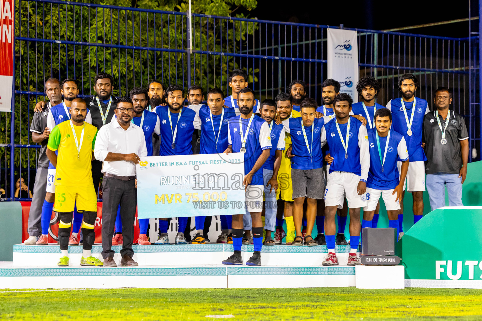 Closing Ceremony of Better in Baa Futsal Fiesta 2025 held in B. Eydhafushi, Maldives on Monday, 17th November 2025. Photos: Nausham Waheed / images.mv