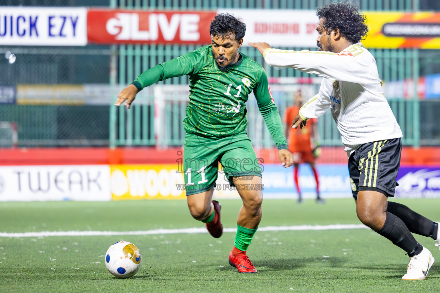 R Rasgetheemu vs R Maduvvari in Day 14 of Golden Futsal Challenge 2025 was held on Saturday, 18th January 2025, in Hulhumale', Maldives. Photos: Ismail Thoriq / images.mv