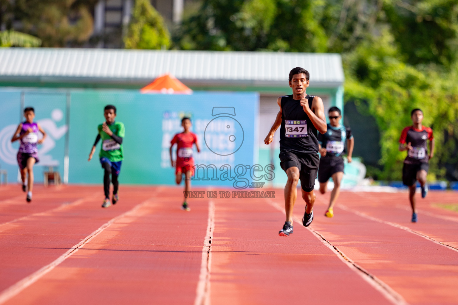 Day 3 of MWSC Interschool Athletics Championships 2024 held in Hulhumale Running Track, Hulhumale, Maldives on Monday, 11th November 2024. 
Photos by: Hassan Simah / Images.mv