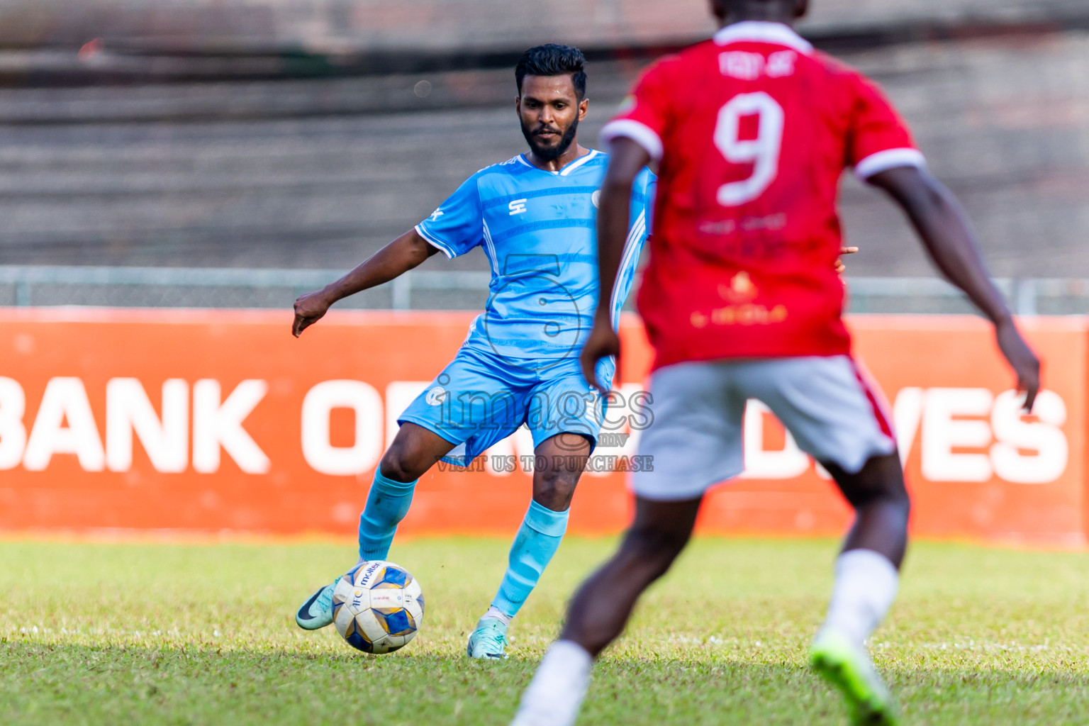 Tent SC vs Lagoons SC in the Quarter Final of Second Division 2023 in Male' Maldives on Thursday, 8th February 2023. Photos: Nausham Waheed / images.mv