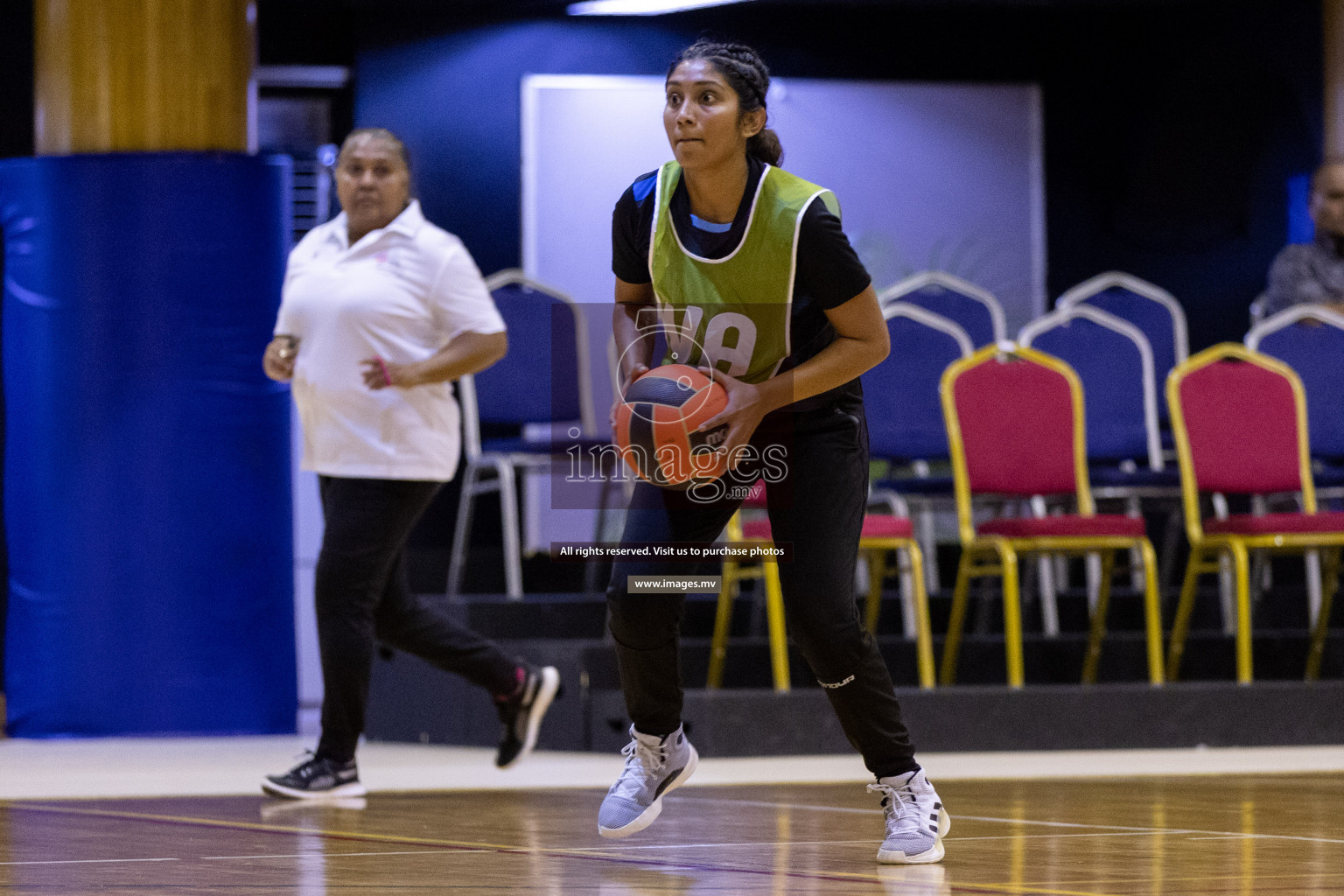 Youth United Sports Club vs Club Vyansa in the 2nd Division Final of Milo National Netball Tournament 2022 on 22nd July 2022 held in Social Center, Male', Maldives. Photographer: Shuu / images.mv