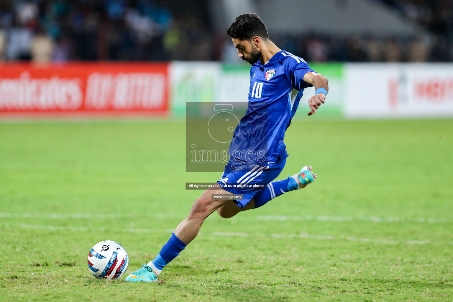 Kuwait vs India in the Final of SAFF Championship 2023 held in Sree Kanteerava Stadium, Bengaluru, India, on Tuesday, 4th July 2023. Photos: Nausham Waheed, Hassan Simah / images.mv