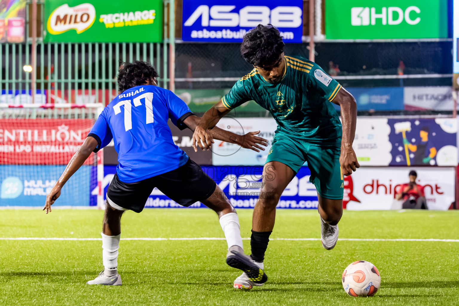 Team Badhahi vs Thauleemee Gulhun in Day 10 of Club Maldives Cup Classic 2025 was held in Rehendi Futsal Ground, Hulhumale', Maldives on Wednesday, 24th September 2025. Photos: Nausham Waheed / images.mv