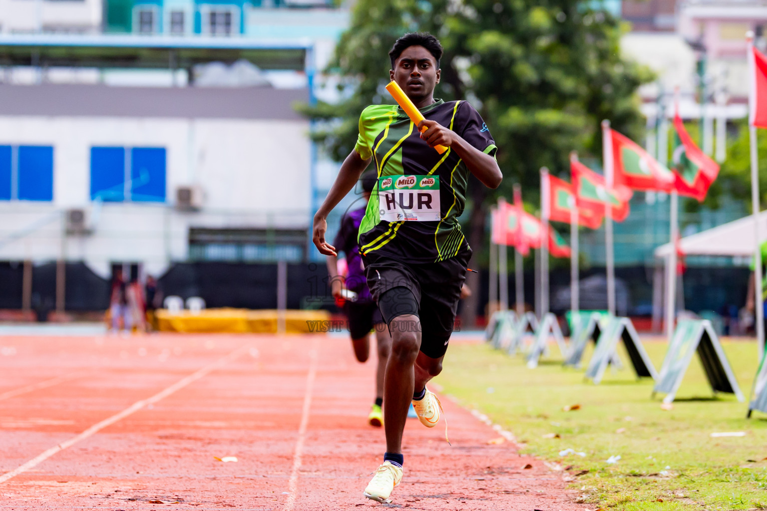 Day 6 of Inter-school Athletics Championship 2025 held in Ekuveni Synthetic Track, Male', Maldives on Sunday, 12th October 2025. Photos by: Nausham Waheed / Images.mv