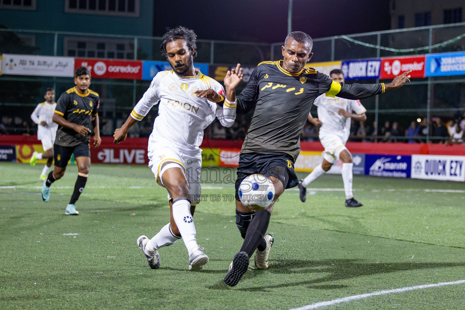 B Fehendhoo VS B Eydhafushi in Day 21 of Golden Futsal Challenge 2025 was held on Saturday, 25 January 2025, in Hulhumale', Maldives. 
Photos: Hassan Simah / images.mv