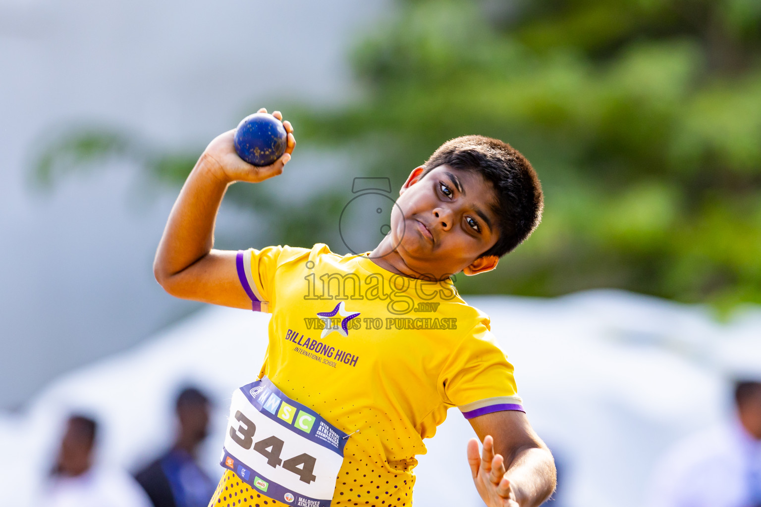 Day 4 of MWSC Interschool Athletics Championships 2024 held in Hulhumale Running Track, Hulhumale, Maldives on Tuesday, 12th November 2024. Photos by: Nausham Waheed / Images.mv