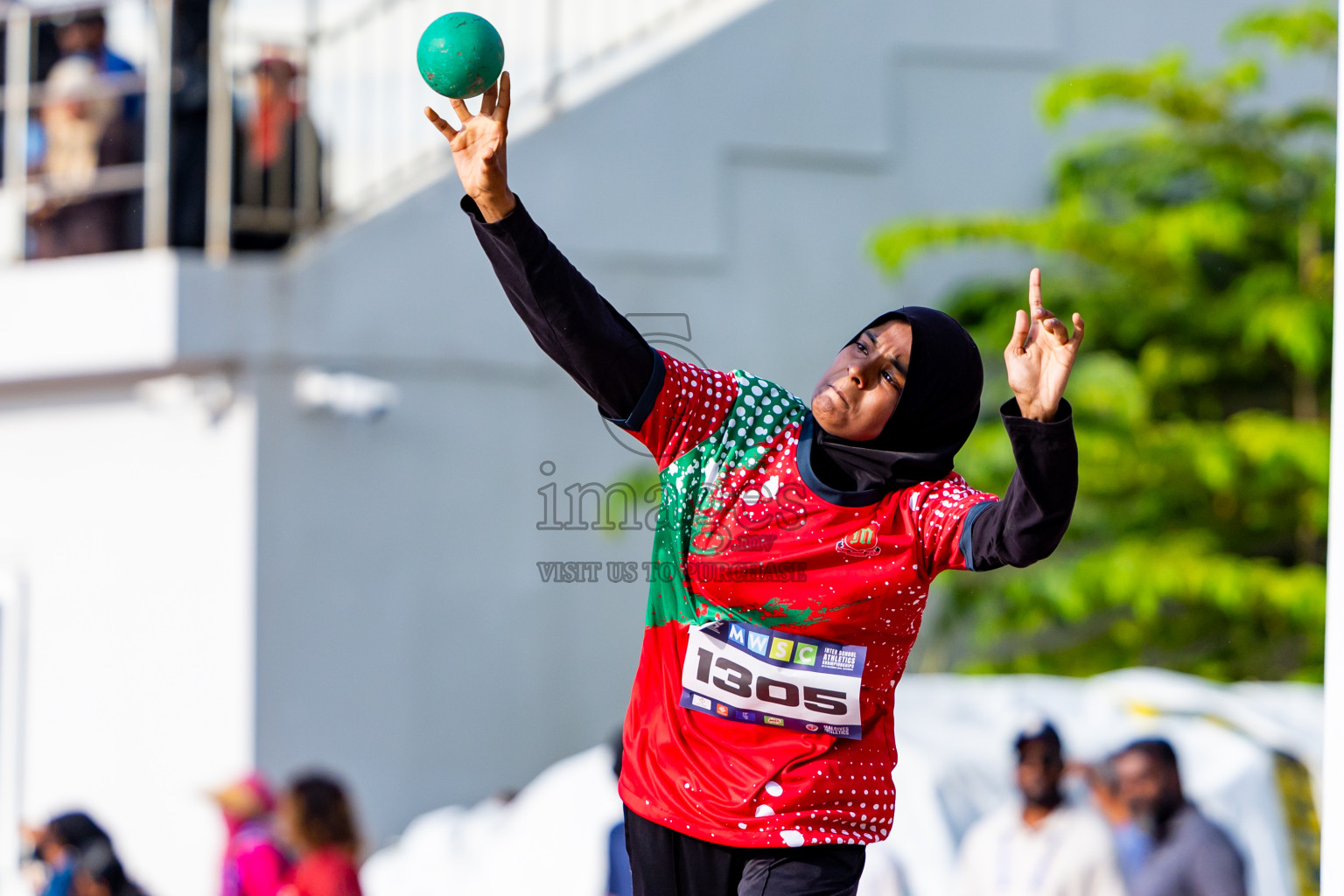 Day 3 of MWSC Interschool Athletics Championships 2024 held in Hulhumale Running Track, Hulhumale, Maldives on Monday, 11th November 2024. Photos by:  Nausham Waheed / Images.mv