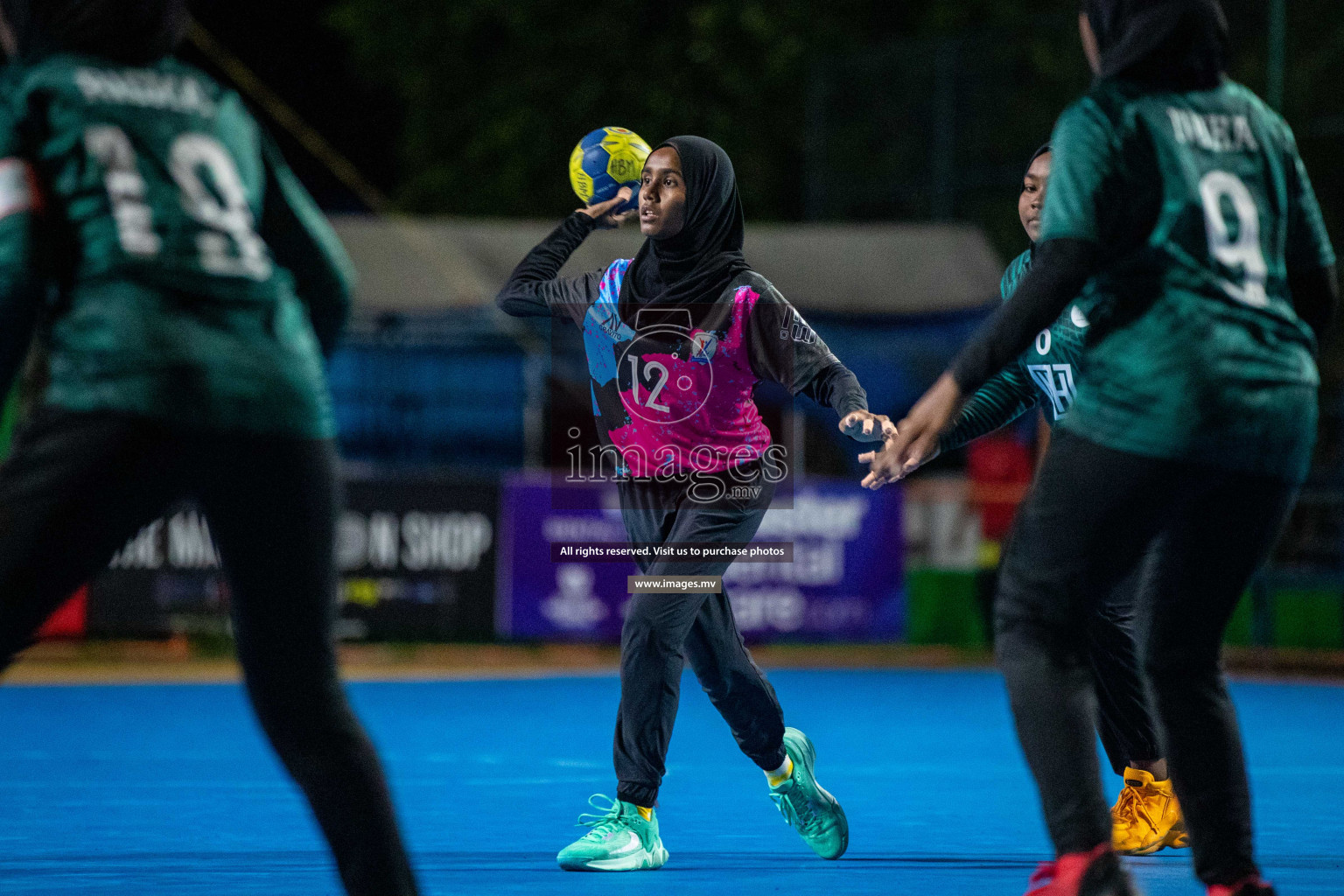 Day 7 of 6th MILO Handball Maldives Championship 2023, held in Handball ground, Male', Maldives on Friday, 26th May 2023 Photos: Nausham Waheed/ Images.mv