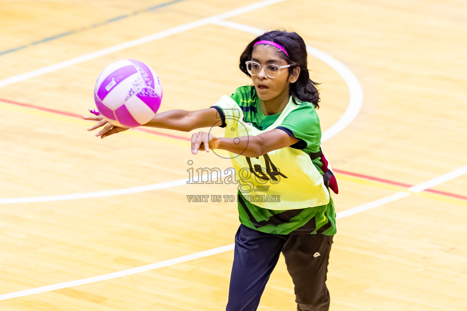 C Green Streets vs SC Shinning Star in Day 5 of 24th Milo Netball Association Championship held in Social Center at Male', Maldives on Friday, 5th September 2025. Photos: Nausham Waheed / images.mv
