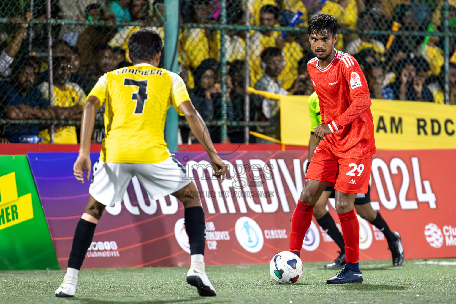 RRC vs Ooredoo Maldives in Club Maldives Cup 2024 held in Rehendi Futsal Ground, Hulhumale', Maldives on Saturday, 28th September 2024. Photos: Ismail Thoriq / images.mv