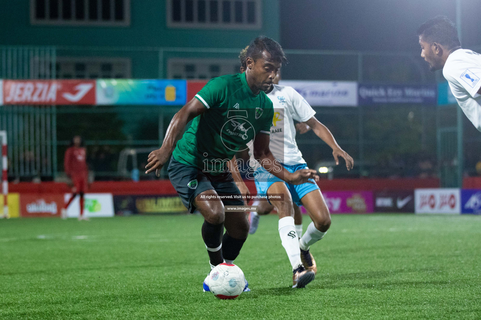 HDh. Finey vs Hdh. Makunudhoo in Day 3 of Golden Futsal Challenge 2023 on 07 February 2023 in Hulhumale, Male, Maldives