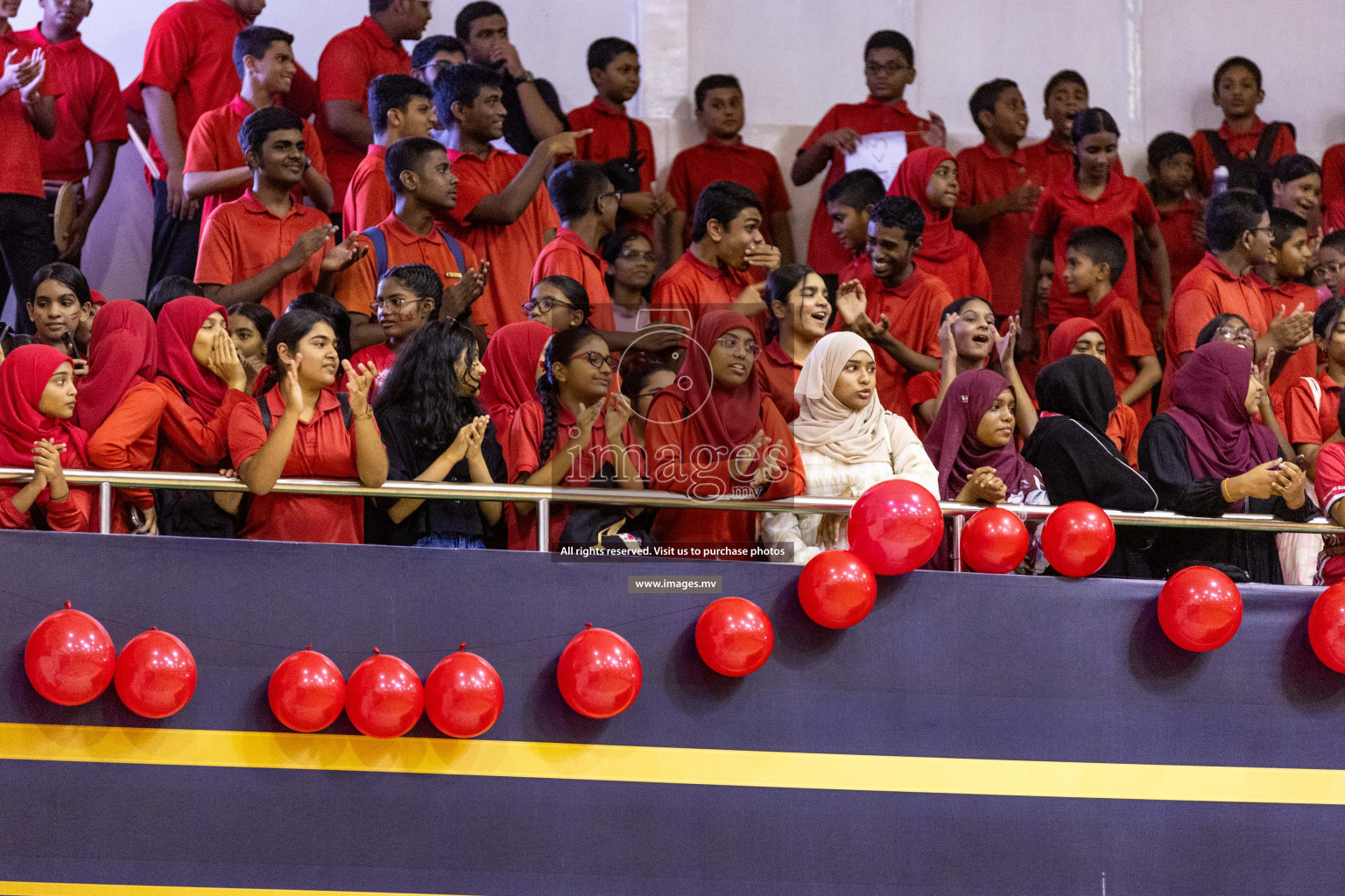 Final of 24th Interschool Netball Tournament 2023 was held in Social Center, Male', Maldives on 7th November 2023. Photos: Nausham Waheed / images.mv