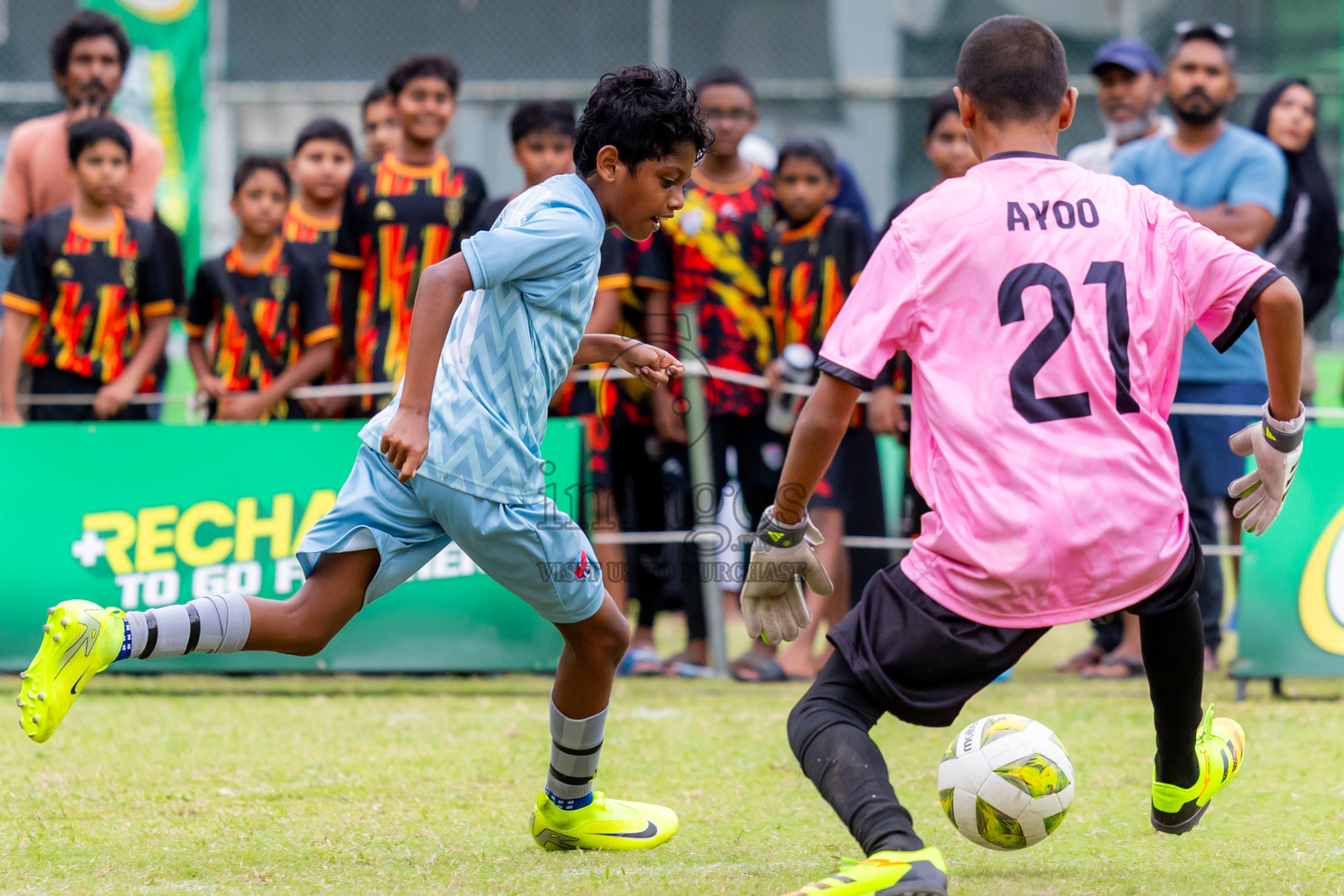 Day 1 of MILO Academy Championship 2025 (U-12) was held at Henveiru Stadium in Male', Maldives on Thursday, 1st May 2025. Photos: Nausham Waheed / images.mv