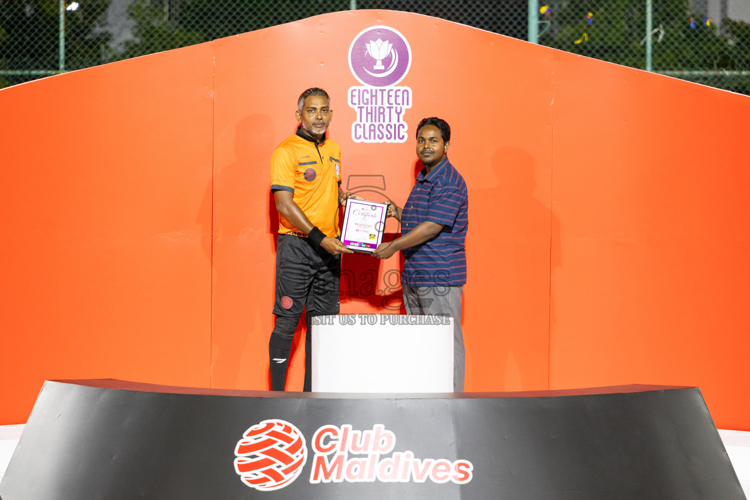 Prison Club vs Team MACL in Eighteen Thirty Classic of Club Maldives 2025 was held in Rehendhi Futsal Ground, Hulhumale', Maldives on Tuesday, 16th September 2025. Photos: Mohamed Mahfooz Moosa / images.mv