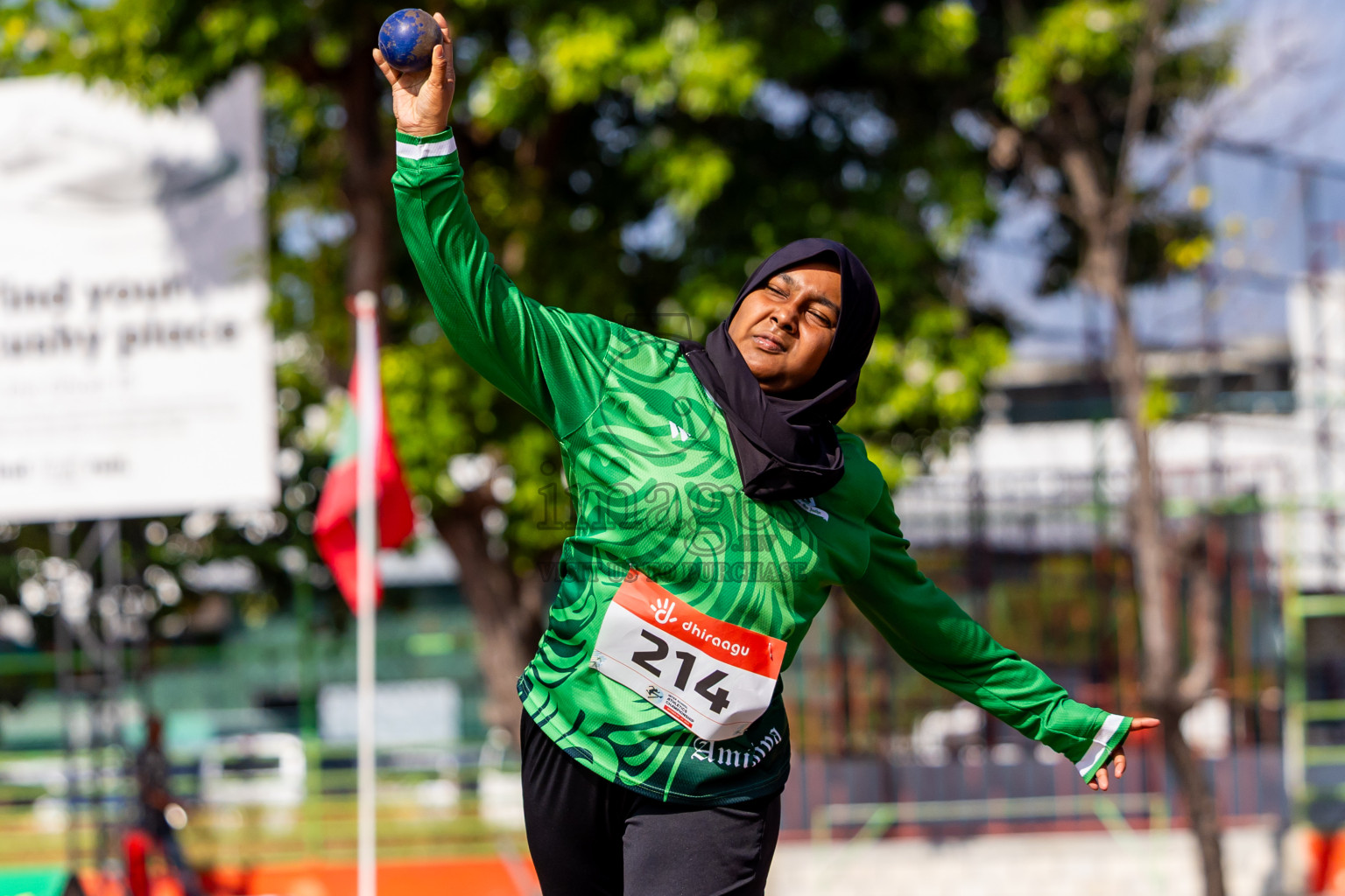 Day 3 of Inter-school Athletics Championship 2025 held in Ekuveni Synthetic Track, Male', Maldives on Wednesday, 08th October 2025. Photos by: Nausham Waheed / Images.mv