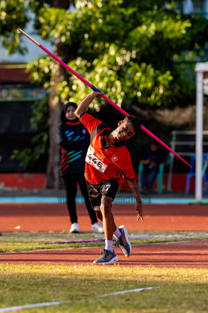 Day 2 of Inter-school Athletics Championship 2025 held in Ekuveni Synthetic Track, Male', Maldives on Tuesday, 07th October 2025. Photos by: Nausham Waheed / Images.mv