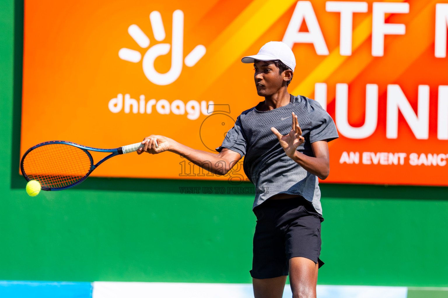 Day 2 of ATF Maldives Junior Open Tennis was held in Male' Tennis Court, Male', Maldives on Tuesday, 10th December 2024. Photos: Nausham Waheed / images.mv