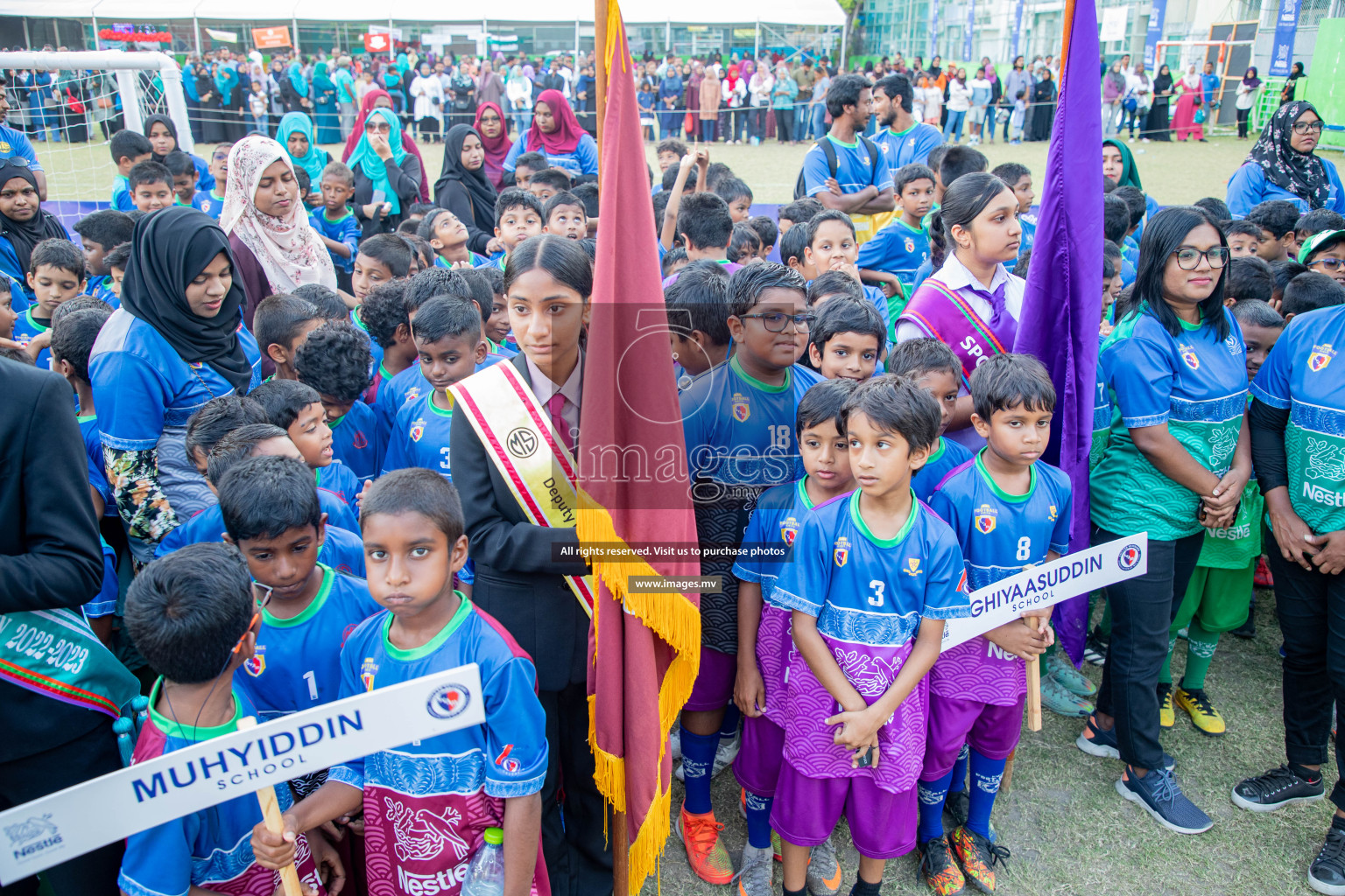 Finals & Closing Ceremony of Nestlé Kids Football Fiesta 2023 held in Male', Maldives on 25 February 2023