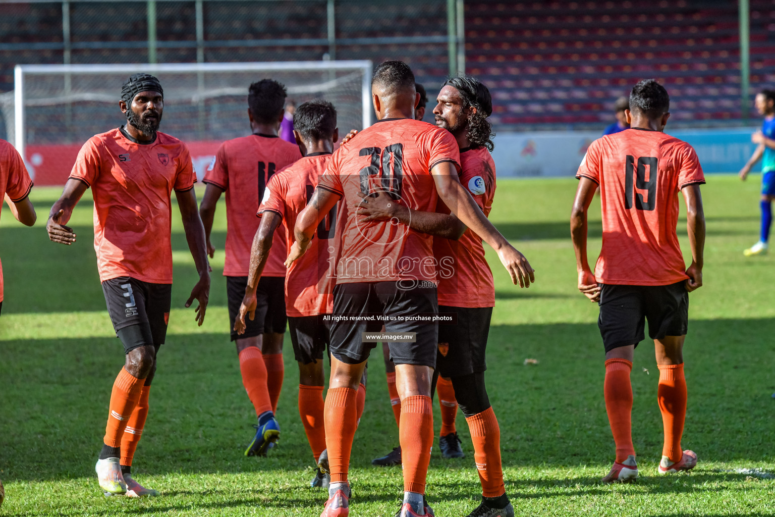 Club Eagles vs Super United sports in the FA Cup 2022 on 15th Aug 2022, held in National Football Stadium, Male', Maldives Photos: Nausham Waheed / Images.mv