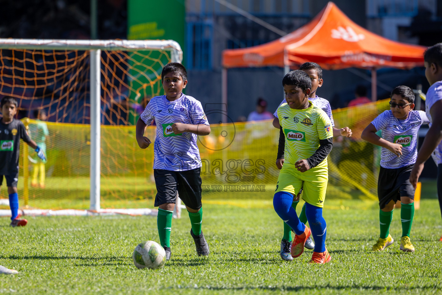 Day 1 of MILO Kids Football Fiesta was held at National Stadium in Male', Maldives on Friday, 23rd February 2024. 
Photos: Ismail Thoriq / images.mv