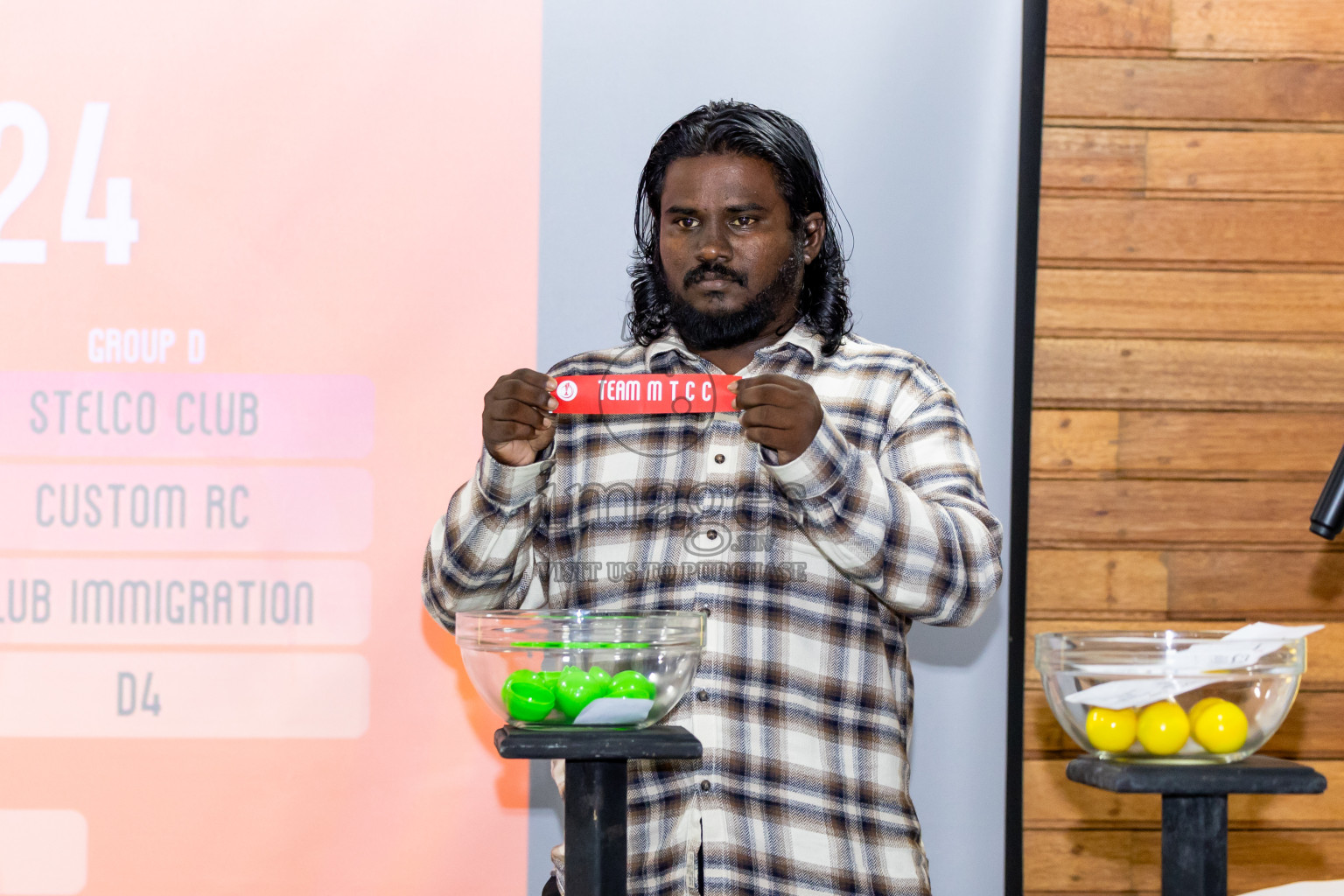 Draw Ceremony of Club Maldives 2024 held in Hulhumale', Maldives on Wednesday, 28th August 2024. Photos: Nausham Waheed / images.mv