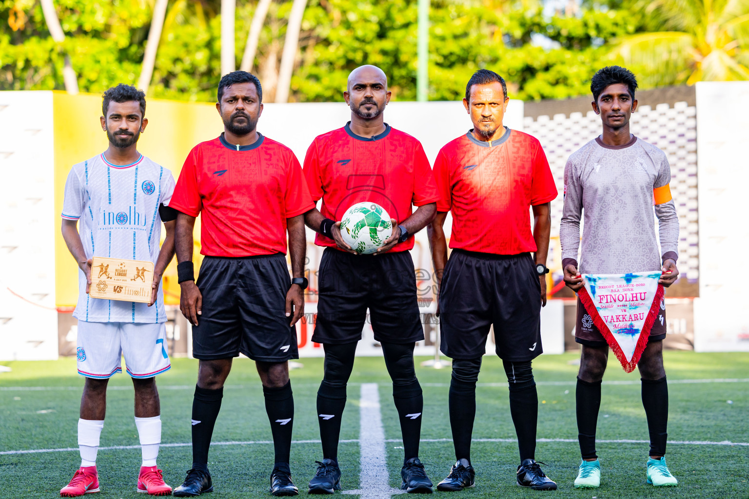 Vakkaru vs Finolhu in Day 1 of Resort League 2025 (Baa Zone) was held on Wednesday, 9th July 2025 in Avani+ Fares Maldives Resort, Baa Atoll, Maldives. Photos: Nausham Waheed / images.mv
