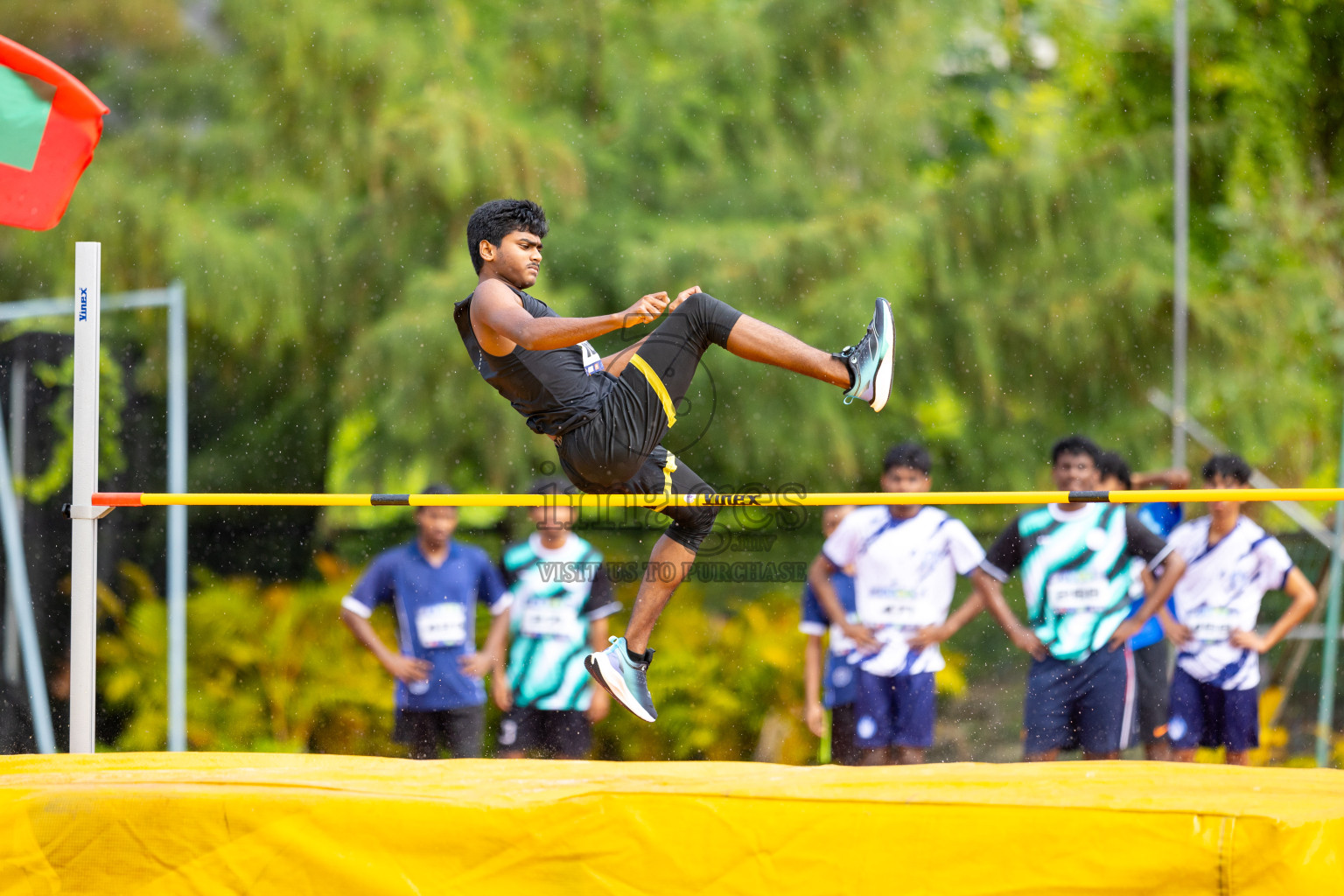 Day 1 of MWSC Interschool Athletics Championships 2024 held in Hulhumale Running Track, Hulhumale, Maldives on Saturday, 9th November 2024. 
Photos by: Ismail Thoriq / images.mv