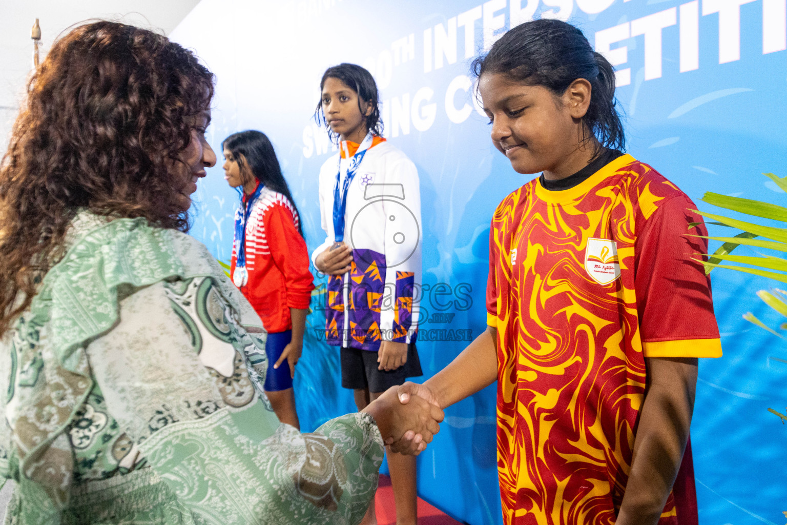 Day 4 of 20th Inter-school Swimming Competition 2024 held in Hulhumale', Maldives on Tuesday, 15th October 2024. Photos: Ismail Thoriq / images.mv