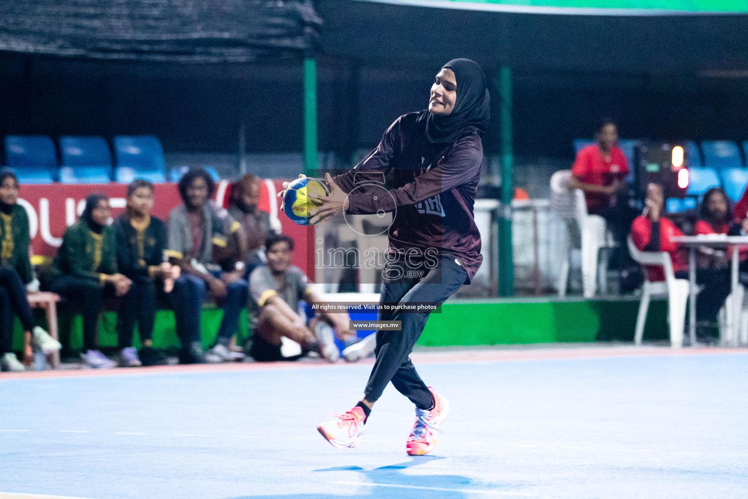 Day 5 of 6th MILO Handball Maldives Championship 2023, held in Handball ground, Male', Maldives on Friday, 24th May 2023 Photos: Shuu Abdul Sattar/ Images.mv