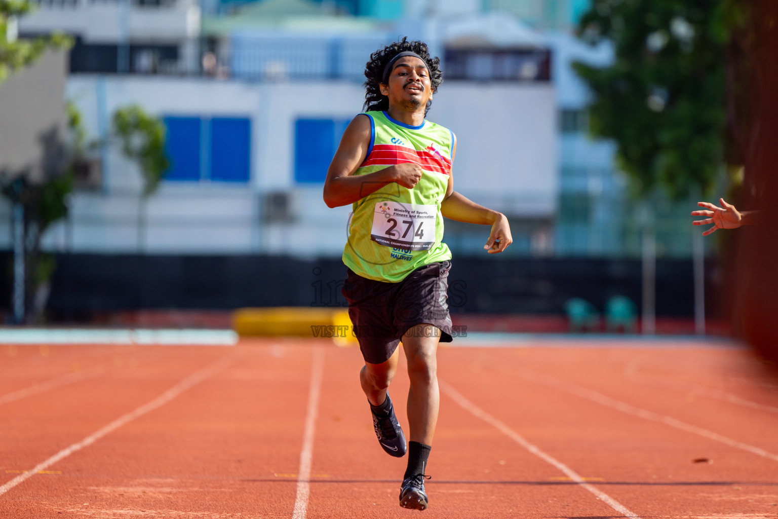 Day 1 of 33rd National Athletics Championship was held in Ekuveni Track at Male', Maldives on Thursday, 5th September 2024. Photos: Nausham Waheed / images.mv